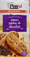 Cereais e pepitas de chocolate