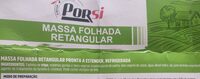 Massa Folhada Retangular