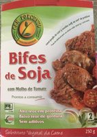 Bifes de Soja com Molho de Tomate
