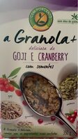 A Granola + deliciosa de Goji e Cranberry com sementes
