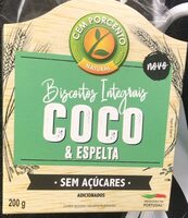 Biscoitos Integrais Coco & Espelta