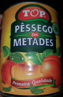 Pessego em metades