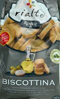 Biscottina Tostadas redondas con aceite de oliva y sal
