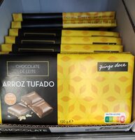 Chocolate de Leite com Arroz Tufado