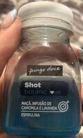 Shot botanic love Maçã, Infusão de Camomila e Lavanda Espirulina