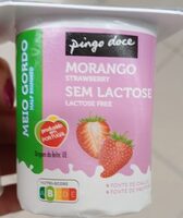 Sem Lactose Morango Meio Gordo