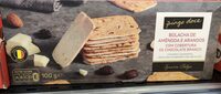 Bolacha de Amêndoa e Arandos com Cobertura de Chocolate Branco