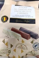 Sticks de Chocolate Preto, de Leite e Branco