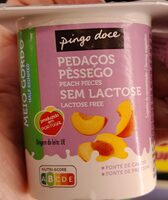 Sem Lactose Pedaços Pêssego Meio Gordo