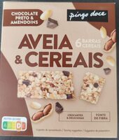 Barra Aveia & Cereais Chocolate Preto & Amendoins