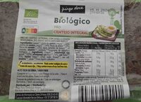 Pão centeio integral biológico