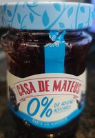 Doce de Mirtilo 0% de Adição de Açúcares