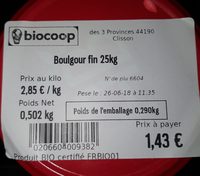 Boulgour Fin