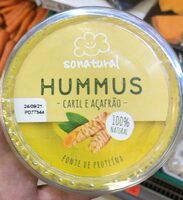Hummus caril e açafrão
