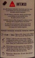 Café solúvel intenso
