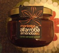 Manteiga de alfarroba amêndoa Carob + almond spread