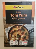 Asian Tom Yum chicken soup