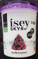 Skyr sans lactose à la myrtille et à la framboise