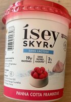 Skyr framboise panna cotta