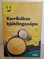 Coconut curry chicken soup