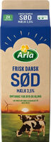 Whole milk (3.5% fat)