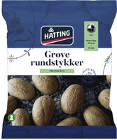 Grove rundstykker uten hele korn