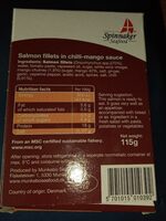 Filets de saumon sauce Chili-mangue