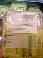 Fresh filled pasta ravioli spinat and ost