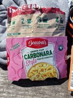 Snack cup carbonara