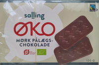 Øko mørk pålægschokolade