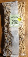 Peanuts in shell dry roasted