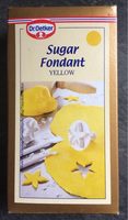 Sugar Fondant Yellow