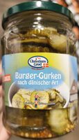 Original dänische Burger-Gurken