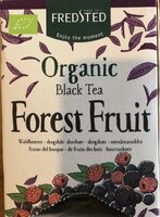 Organic black tea forest fruit
