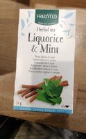 Réglisse et menthe herbal tea