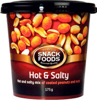 Nötmix - Hot & Salty 175G 12 / FRP. Art. NR. 6463 Ean