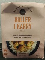 Boller i karry med ris