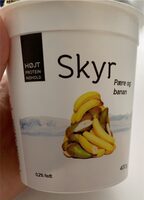 Skyr paere og banan