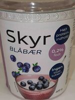 Skyr blåbær