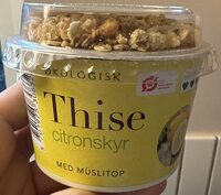 Citronskyr med müslitop