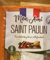 Saint paulin cheese with fine basil