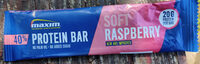 Maxim 40% Protein Bar raspberry flavor