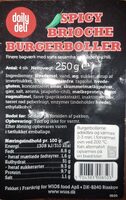 Spicy Brioche Burgerboller