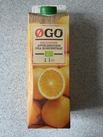 Økologisk Appelsinjuice fra koncentrat