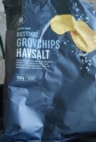 Rustikke Grovchips Havsalt