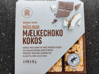 Müslibar med kokos
