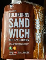 Whole grain sandwich