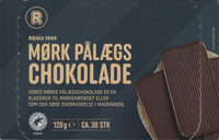 Mørk pålægschokolade