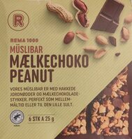 Müslibar Mælkechoko Peanut
