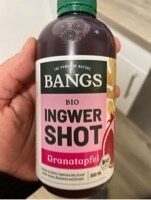 Ingwer Shot Granatapfel